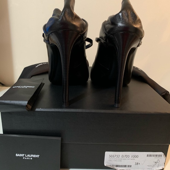 Saint Laurent Leather Majorelle Pumps - Picture 7 of 8